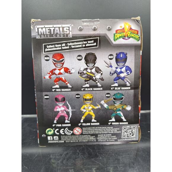 Mighty Morphin Power Rangers RED RANGER Action Figure Die Cast Metal Jada Toys. - Picture 6 of 9